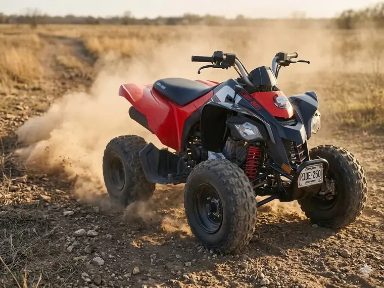Big ATV Can-Am DS 250 rental San Antonio TX